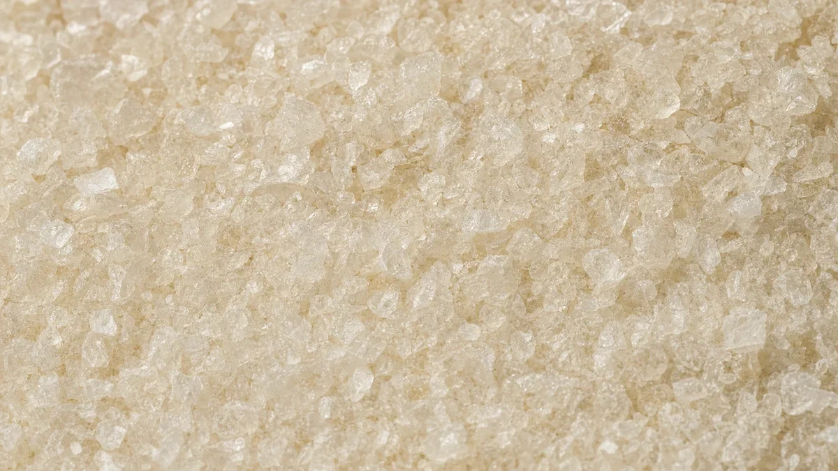 A close macro of betaine hydrochloride