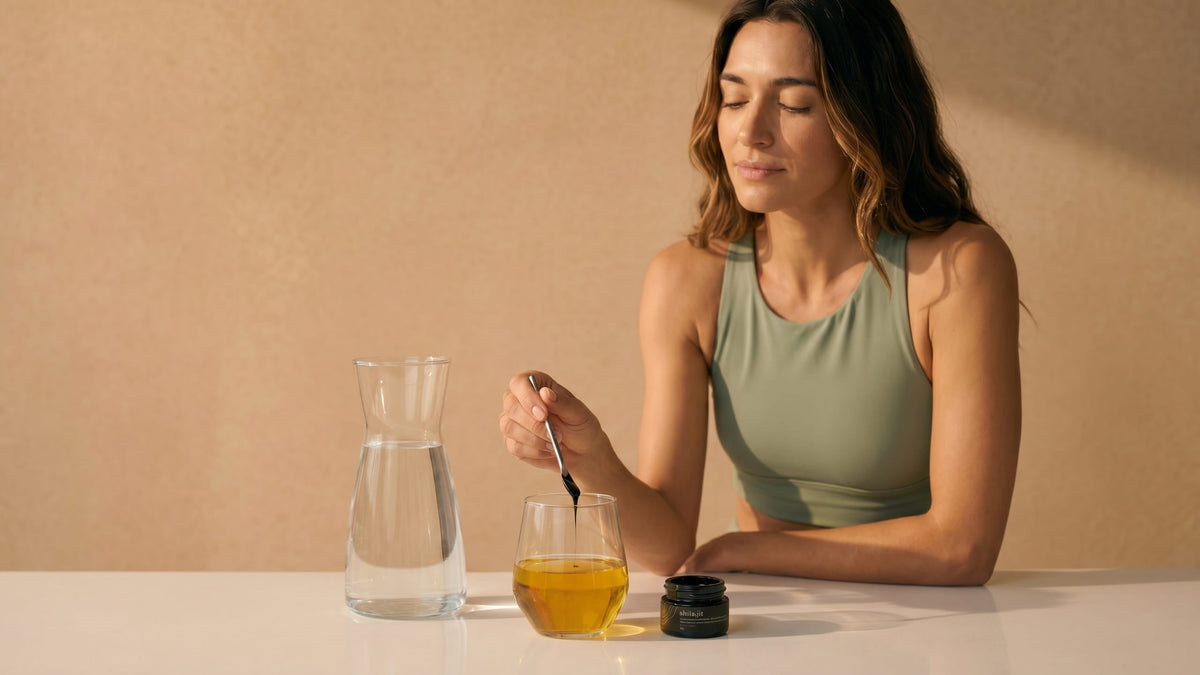 Golden shilajit, part of the pack